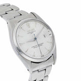 Rolex Oyster Perpetual Date 34mm Ref. 6534 Silver Arrowed Dial Stainless Steel Bracelet Watch