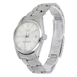Rolex Oyster Perpetual Date 34mm Ref. 6534 Silver Arrowed Dial Stainless Steel Bracelet Watch