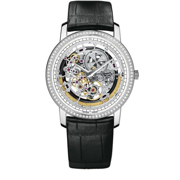 Vacheron Constantin Traditionnelle 43578/000G-9393 18k White Gold Diamond Skeleton 38mm