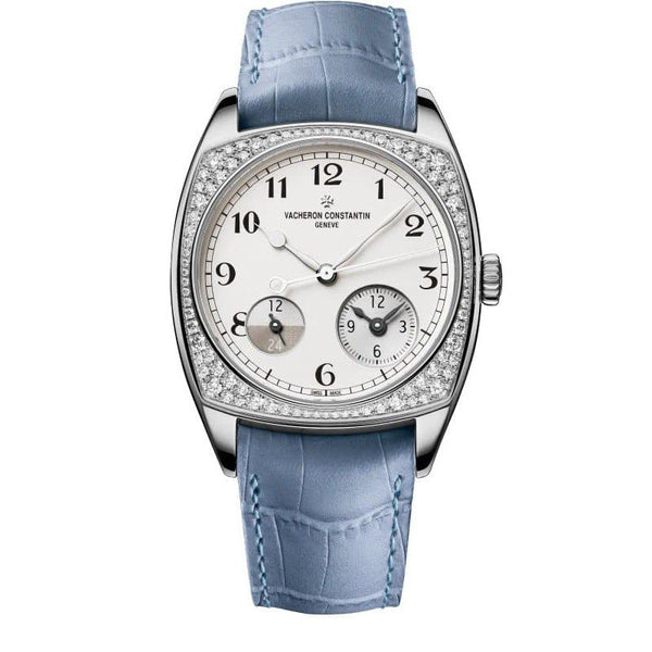 Vacheron Constantin Harmony 7805S/000G-B155 18k White Gold Diamond Cushion-Case Watch