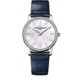 Vacheron Constantin Traditionnelle 25558/000G-B157 18k White Gold Diamond Bezel 30mm