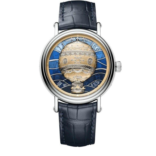 Vacheron Constantin Métiers d'Art 7610U/000G-B210 40mm 18k White Gold Blue Dial