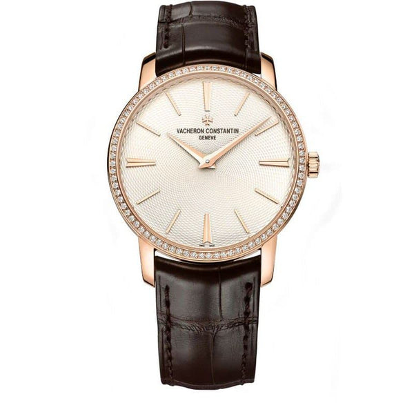 Vacheron Constantin Traditionnelle 82573/000R-9815 38mm 18kt Rose Gold Diamond Set