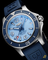 Breitling Superocean Automatic 36 A17316D81C1S1 Stainless Steel Blue Dial Ladies Watch