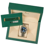 Rolex Datejust 36 Reference 116234 Blue Roman Dial Jubilee Bracelet