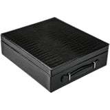 Watch Storage Box Tray 18 Slots Black PU Leather