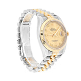 Rolex Datejust 36 Ref. 116233 Champagne Roman Dial Two-Tone Jubilee Bracelet Watch