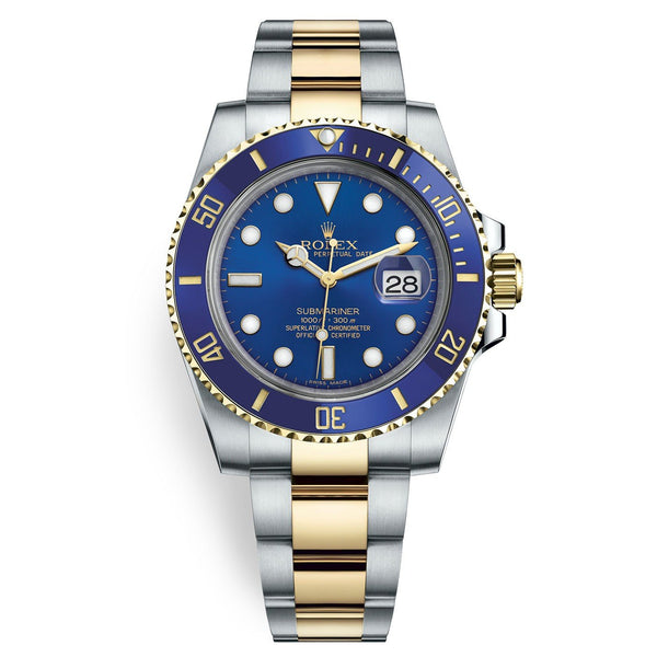 Rolex Submariner Date 116613LB 40mm Gold/Steel Blue Dial