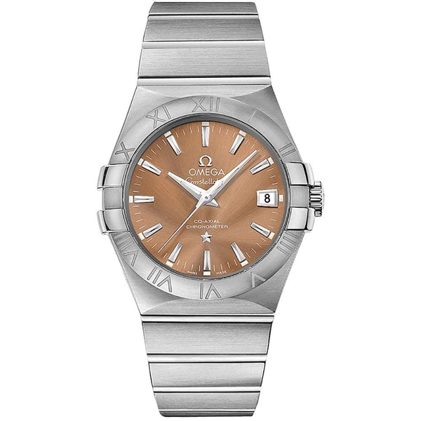 Omega Constellation Co-Axial Automatic 35mm Stainless Steel Bronze Dial – Ref. 123.10.35.20.10.001