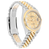 Rolex Datejust 36 126233-0017 Champagne Diamond Dial Two-Tone Jubilee Watch