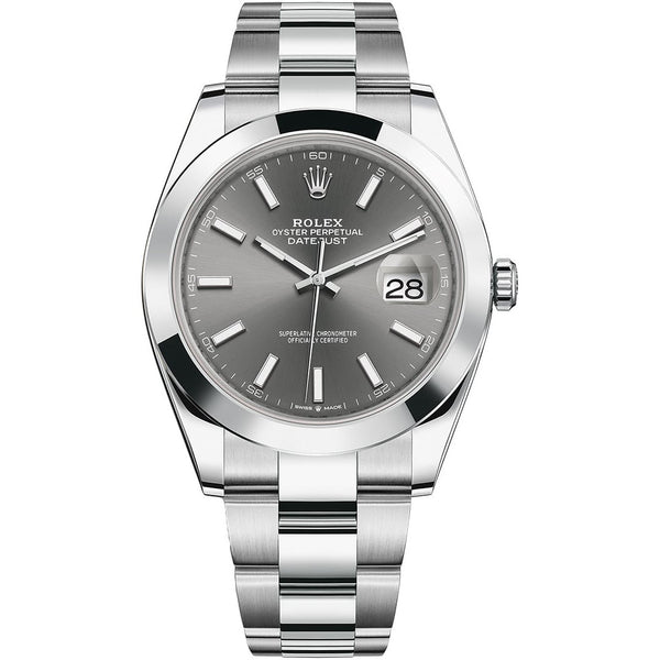 Rolex Datejust 41 126300-0007 Stainless Steel Grey Dial