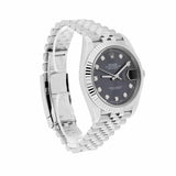Rolex Datejust 41 126334-0006 Gray Diamond Dial Jubilee Bracelet Stainless Steel Watch 2025