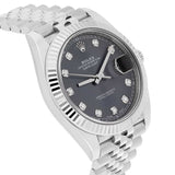 Rolex Datejust 41 126334-0006 Gray Diamond Dial Jubilee Bracelet Stainless Steel Watch 2025