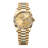 Rolex Day-Date 36 128238-0081 18K Yellow Gold President Bracelet Champagne Dial