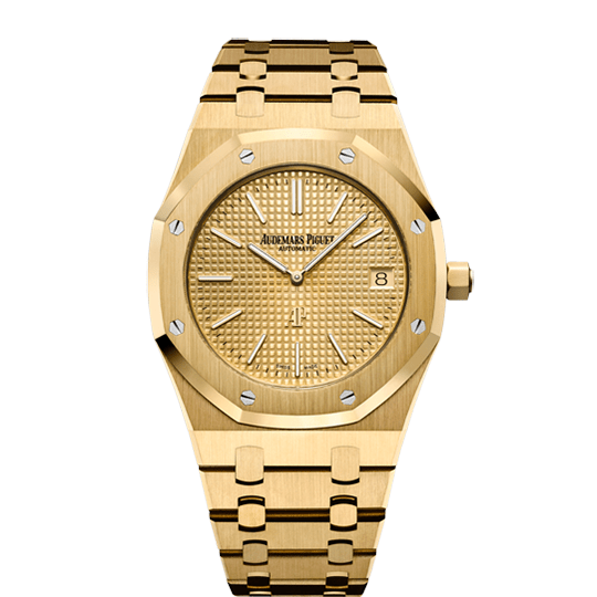 Audemars Piguet Royal Oak "Jumbo" Extra-Thin 15202BA.OO.1240BA.02 in 18k Yellow Gold, 39mm
