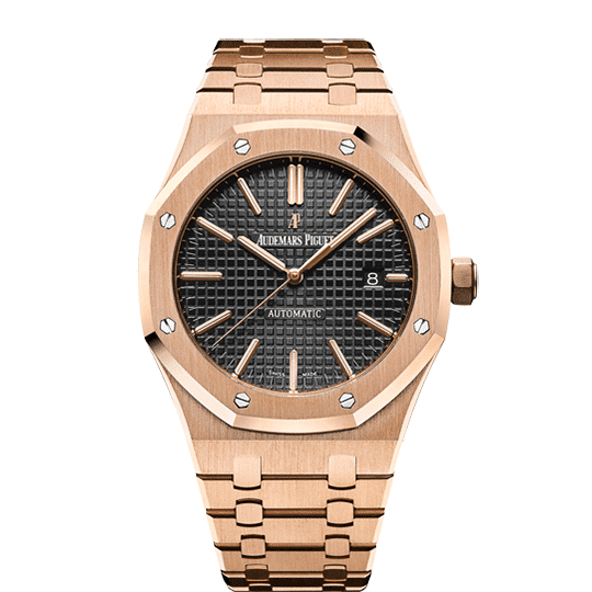 Audemars Piguet Royal Oak Selfwinding 15400OR.OO.1220OR.01 41mm Rose Gold Black Dial