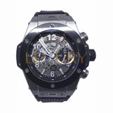 Hublot Big Bang Unico 411.NM.1170.RX Black Skeleton 45mm Titanium Watch