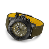 Breitling Avenger Chronograph 45 Night Mission V13317101L1X1 Black DLC Titanium 45mm Green Dial
