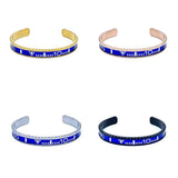 Speedometer Style Stainless Steel Watch Bangle in Gold