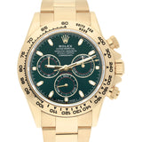 Rolex Cosmograph Daytona 116508-0013 Yellow Gold Green Dial