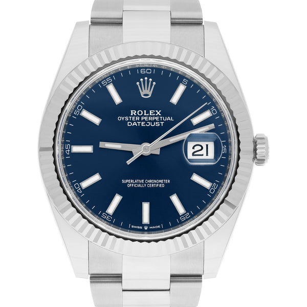 Rolex Datejust 126334 41mm Stainless Steel Blue Index Dial 2019