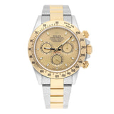 Rolex Cosmograph Daytona 116523 Champagne Dial Two-Tone Mens Watch