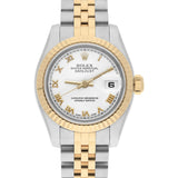 Rolex Datejust 26mm Ref. 179173 Two-Tone Ladies Watch with White Roman Dial and Jubilee Bracelet