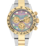 Rolex Daytona 116503 Steel and Yellow Gold Tahitian Mother of Pearl Diamond Dial Watch