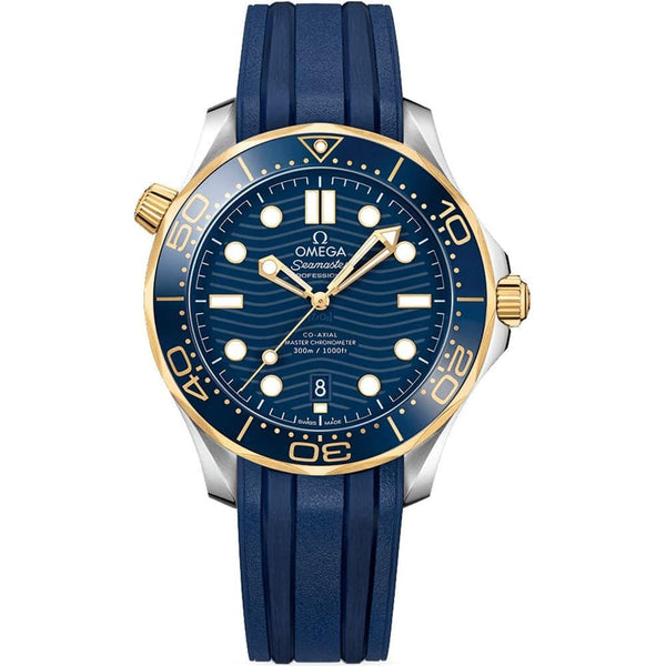 Omega Seamaster Diver 300m Co-Axial Master Chronometer 210.22.42.20.03.001 in Stainless Steel and 18k Yellow Gold