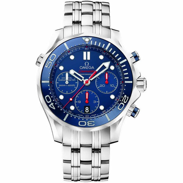 Omega Seamaster 300m Diver Co-Axial Chronograph 44mm Stainless Steel Blue Dial Ref. 212.30.44.50.03.001