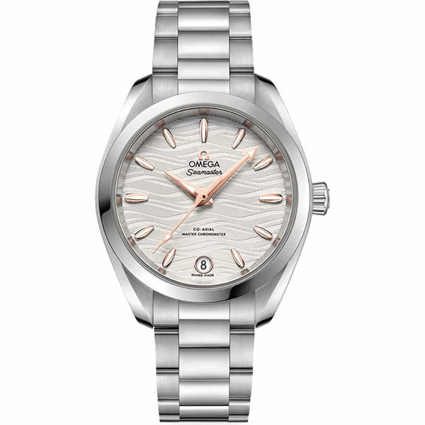 Omega Seamaster Aqua Terra 150m Master Co-Axial 34mm Stainless Steel Silver Dial Ref. 220.10.34.20.02.001