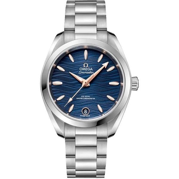 Omega Seamaster Aqua Terra 150m Master Co-Axial 34mm Stainless Steel Blue Dial Ref. 220.10.34.20.03.001
