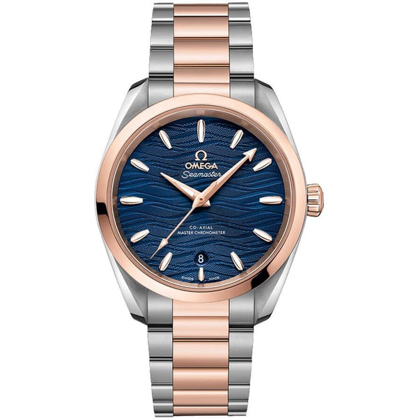 Omega Aqua Terra 150M Co-Axial Master Chronometer 38mm Two-Tone Blue Dial 220.20.38.20.03.001