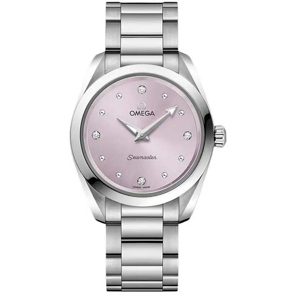 Omega Aqua Terra 150m Quartz 28mm Stainless Steel Purple Dial – Ref. 220.10.28.60.60.001