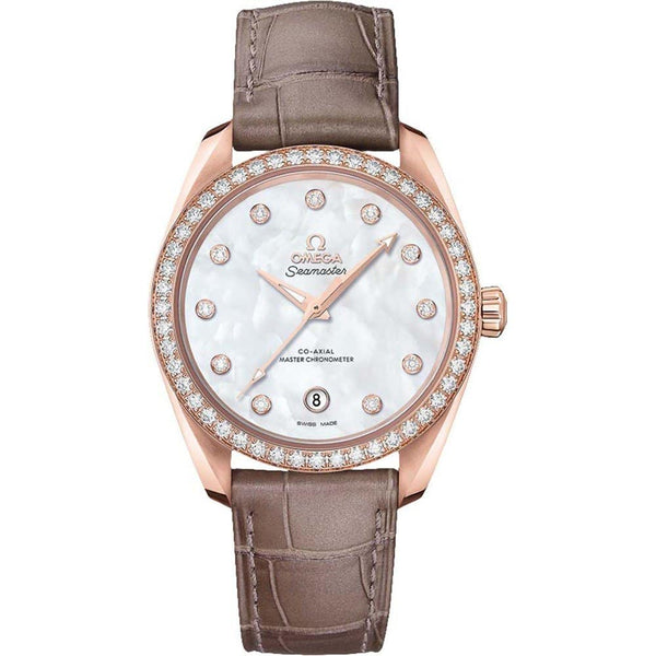 Omega Seamaster Aqua Terra 150M Co-Axial Master Chronometer 34mm Rose Gold Ref. 220.58.38.20.55.001