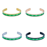Speedometer Style Stainless Steel Watch Bangle in Gold