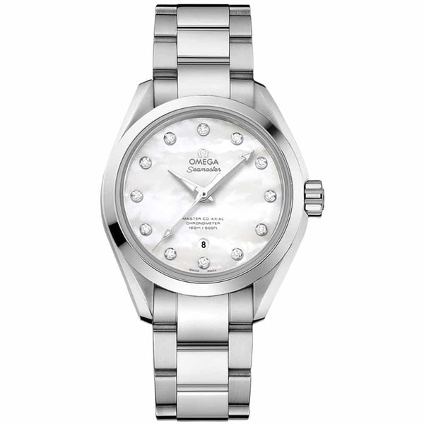 Omega Seamaster Aqua Terra 150m Master Co-Axial 34mm Stainless Steel Mother-of-Pearl Ref. 231.10.34.20.55.002