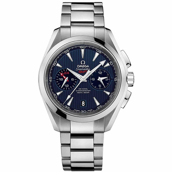 Omega Aqua Terra 150m Co-Axial GMT Chronograph 43mm Stainless Steel Blue Dial 231.10.43.52.03.001