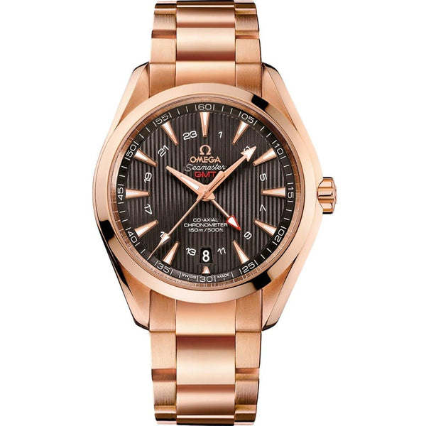 Omega Seamaster Aqua Terra 150m GMT 231.50.43.22.06.002 in 18kt Rose Gold, 43mm