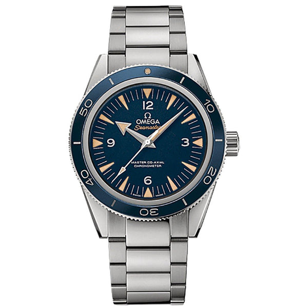 Omega Seamaster 300 Master Co-Axial 41mm Titanium Blue Dial Ref. 233.90.41.21.03.001