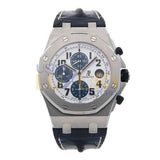 Audemars Piguet Royal Oak Offshore Chronograph 26170ST.OO.D305CR.01 Steel 42mm Blue Leather Strap