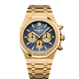 Audemars Piguet Royal Oak Chronograph 26331BA.OO.1220OR.01 41mm 18k Yellow Gold Blue Dial