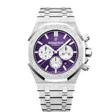 Audemars Piguet Royal Oak Frosted Gold Selfwinding Chronograph 26331BC.GG.1224BC.01 in 18k White Gold, 41mm