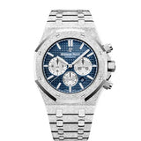 Audemars Piguet Royal Oak Frosted Gold Selfwinding Chronograph 26331BC.GG.1224BC.02 – 41mm White Gold Blue Dial