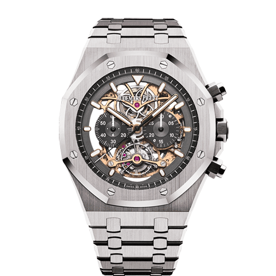 Audemars Piguet Royal Oak Tourbillon Chronograph Openworked 26347TI.OO.1205TI.01 44mm Titanium