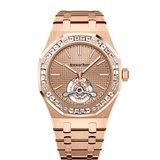 Audemars Piguet Royal Oak Tourbillon Extra-Thin 26514OR.ZZ.1220OR.01 18kt Rose Gold Diamond Bezel 41mm