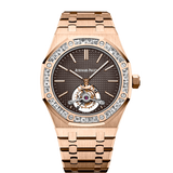 Audemars Piguet Royal Oak Tourbillon Extra-Thin 26516OR.ZZ.1220OR.01 in 18k Rose Gold with Diamond Bezel