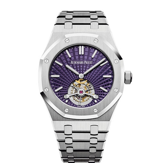 Audemars Piguet Royal Oak Tourbillon Extra-Thin 26522ST.OO.1220ST.01 – 41mm Stainless Steel, Purple Dial