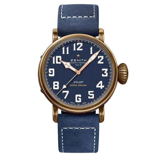 Zenith Pilot Type 20 Extra Special 29.1940.679/57.C808 Bronze Blue Dial