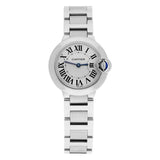 Cartier Ballon Bleu W69010Z4 28mm Stainless Steel Silver-Tone Dial Ladies Quartz Watch